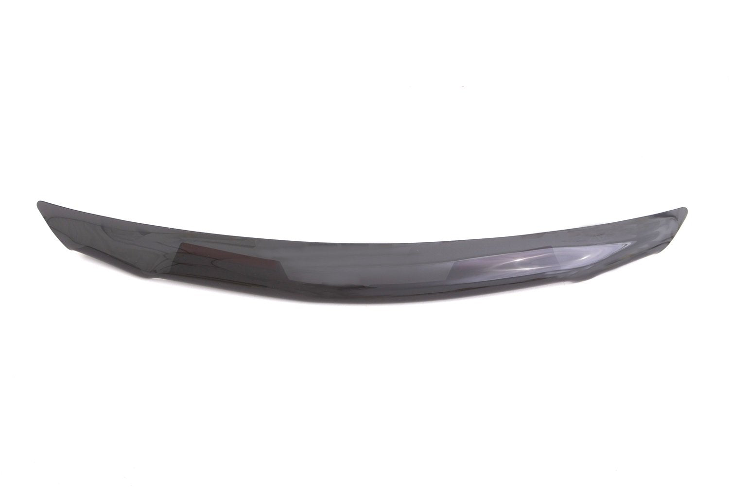 Carflector Auto Ventshade [AVS] Hood Shield / Protector | Fits 2011 - 2014 Mazda 2 | Medium Profile Bug Deflector - 1 pc., Dark Smoke | 20227
