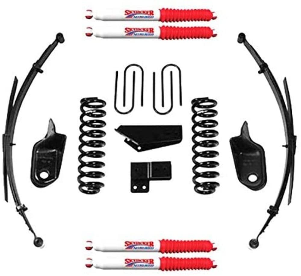 Skyjacker Suspension Lift Kit 186PKS-N w/Shock Nitro Shocks 6 in. Lift Incl. Front/Rear Springs Brackets Rear U Bolt Kit