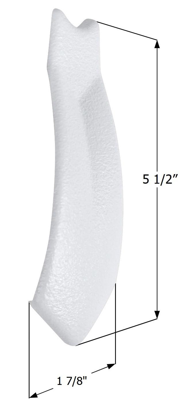 Slideout Icon 15913 Corner Cap for Fleetwood Bounder 35R (2004) - Polar White