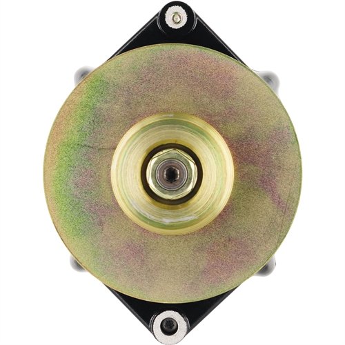 Alt Powermaster GM 12SI Black 150A Smooth Look™ 1V Pulley & Baffle 1 or 3 Wire