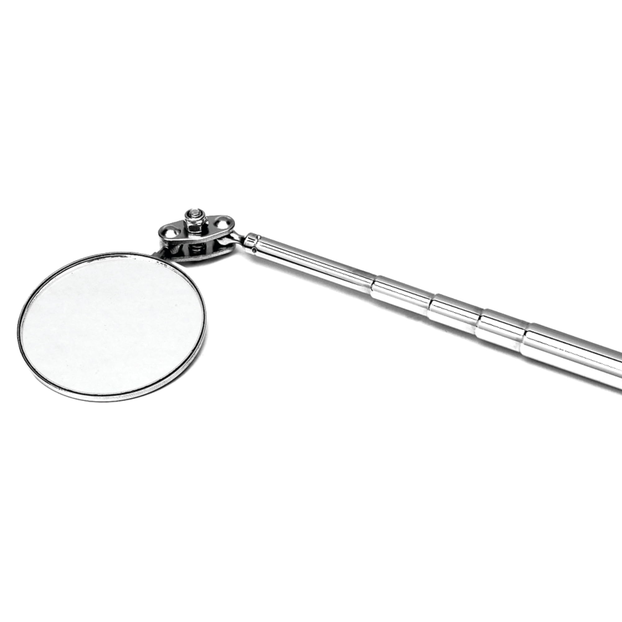 1-1/8-Inch Performance Tool Telescoping Round Inspection Mirror, Extends from 6-1/2-Inch to 18-1/2-Inch
