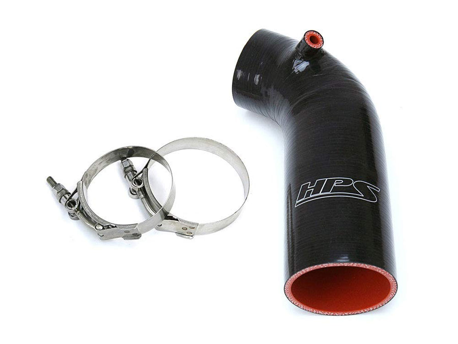 Black HPS Silicone Air Intake Hose Post MAF Tube 10th Gen 57-1596-BLK