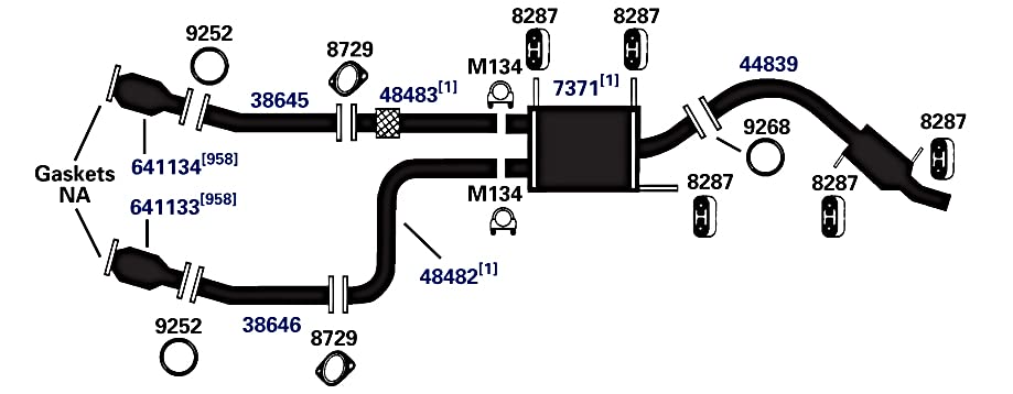 48482 AP Exhaust Products Exhaust Pipe