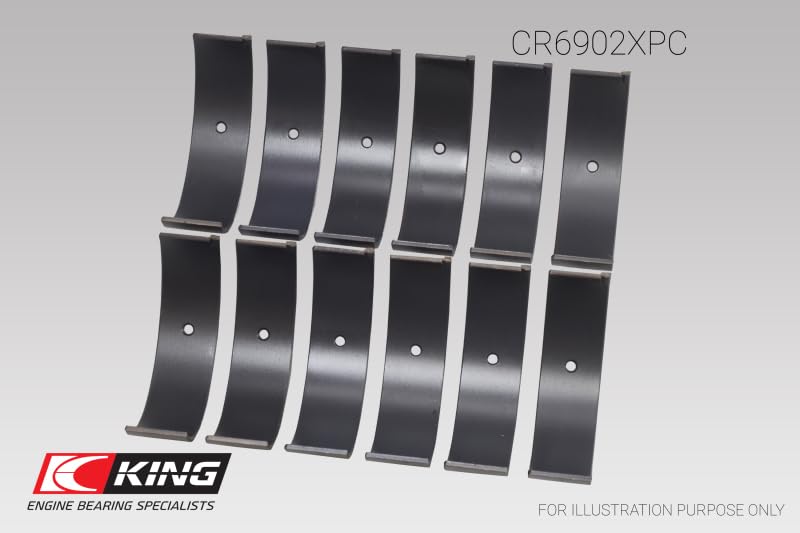Nissan VQ35HR/VQ37VHR/VR30DTT King Engine Bearings (Size STD) pMaxKote Rod Bearing Set (CR6902XPC)