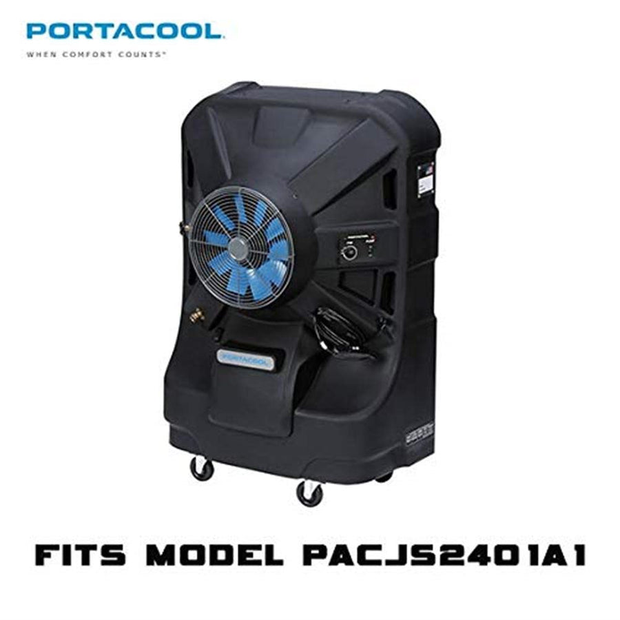 Caster Kit Portacool,12" L x 12" W x 4" H Size, Black (PARPACCST400)