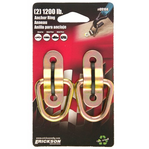 Wire Tie Down Rings Erickson 9108 - Pack of 2