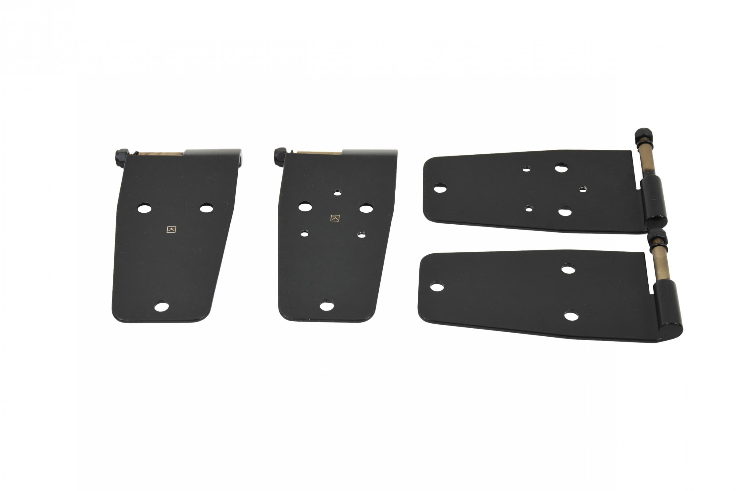 Black Powder Coated Kentrol Stainless Steel Hardtop Door Hinge Set 50420