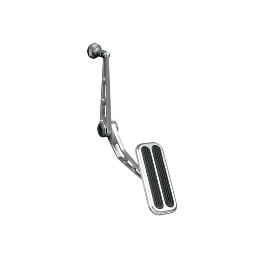 Lokar Throttle Pedal Assembly BAG-6113 with Rubber for Big Block Brushed Billet Aluminum