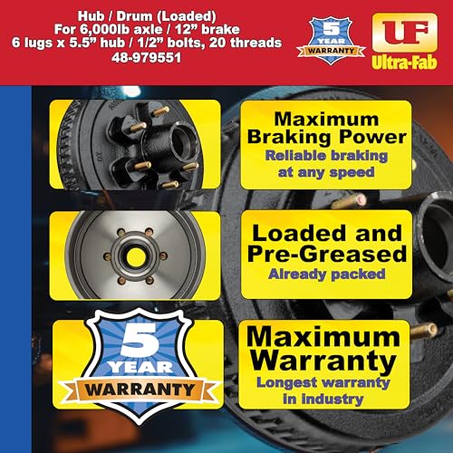 Hub/Drum Assembly Ultra-Fab - Loaded