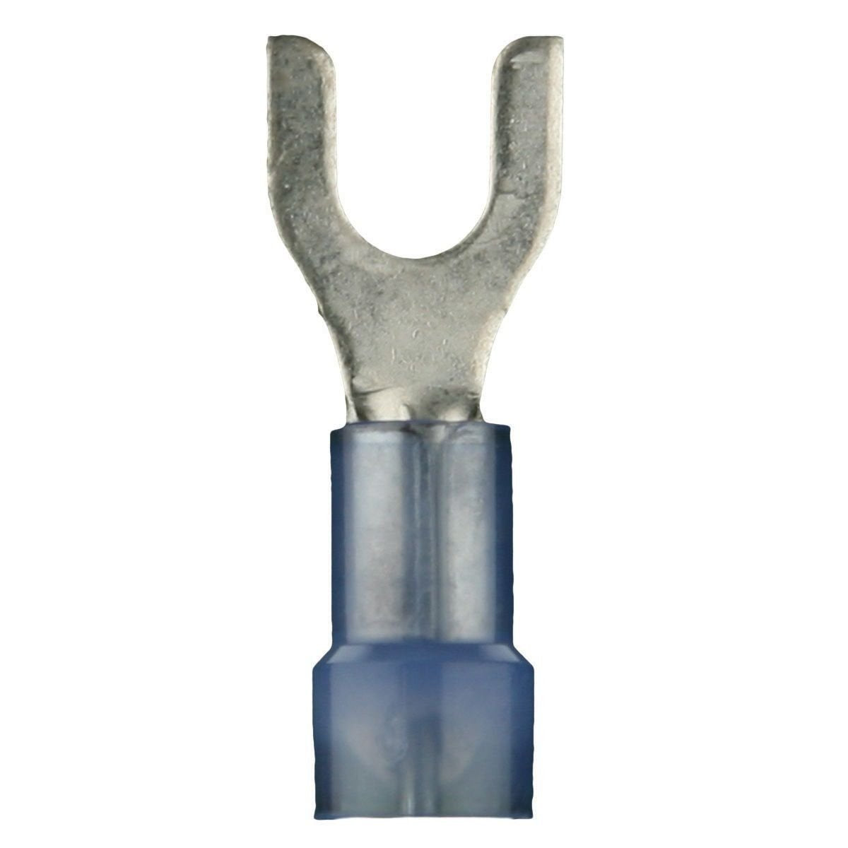 BNST10 Install Bay Spade Terminal Nylon Connector 16/14 Gauge #10, Blue (100-Pack)