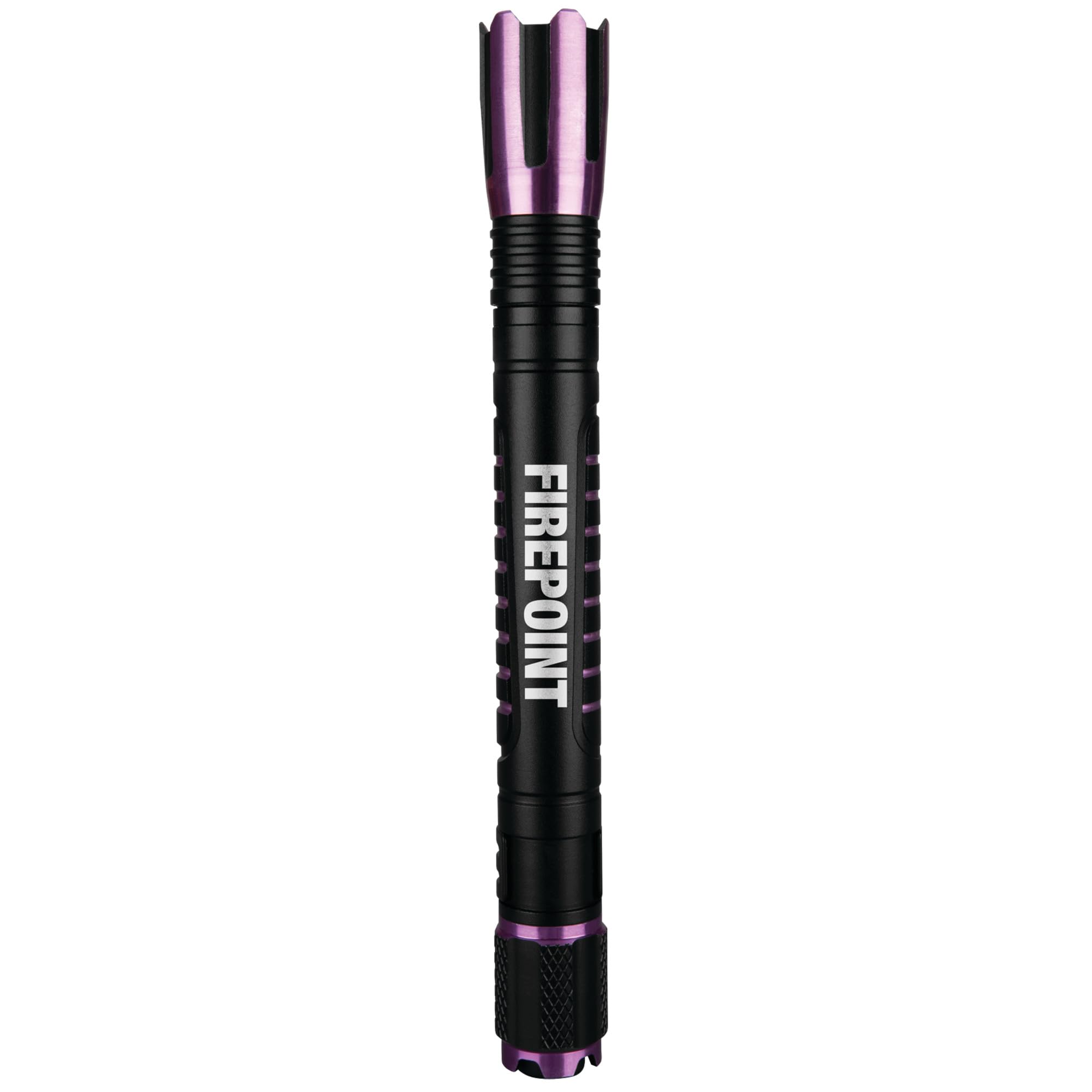 Firepoint-Max Performance Tool W2622 Rechargeable UV LED Flashlight, Anodized Aluminum Housing, Included USB-C Cable, ID Verification, Leak Detection, Water-Resistant, Purple
