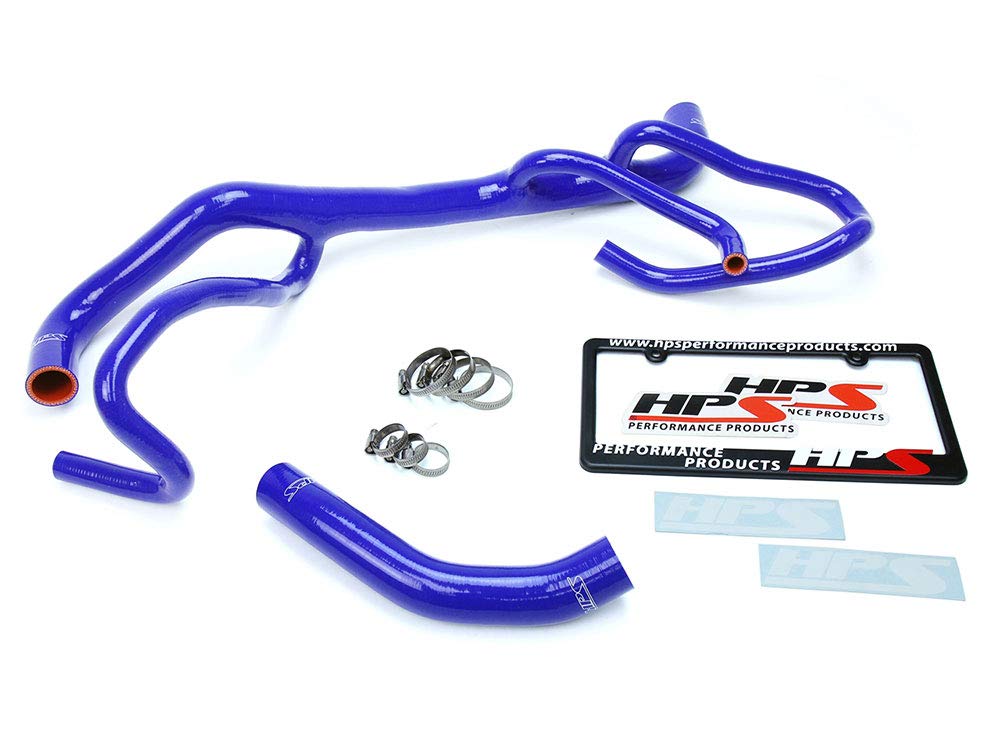 Blue HPS 57-1664-BLUE Silicone Radiator Hose Kit Coolant, 1 Pack