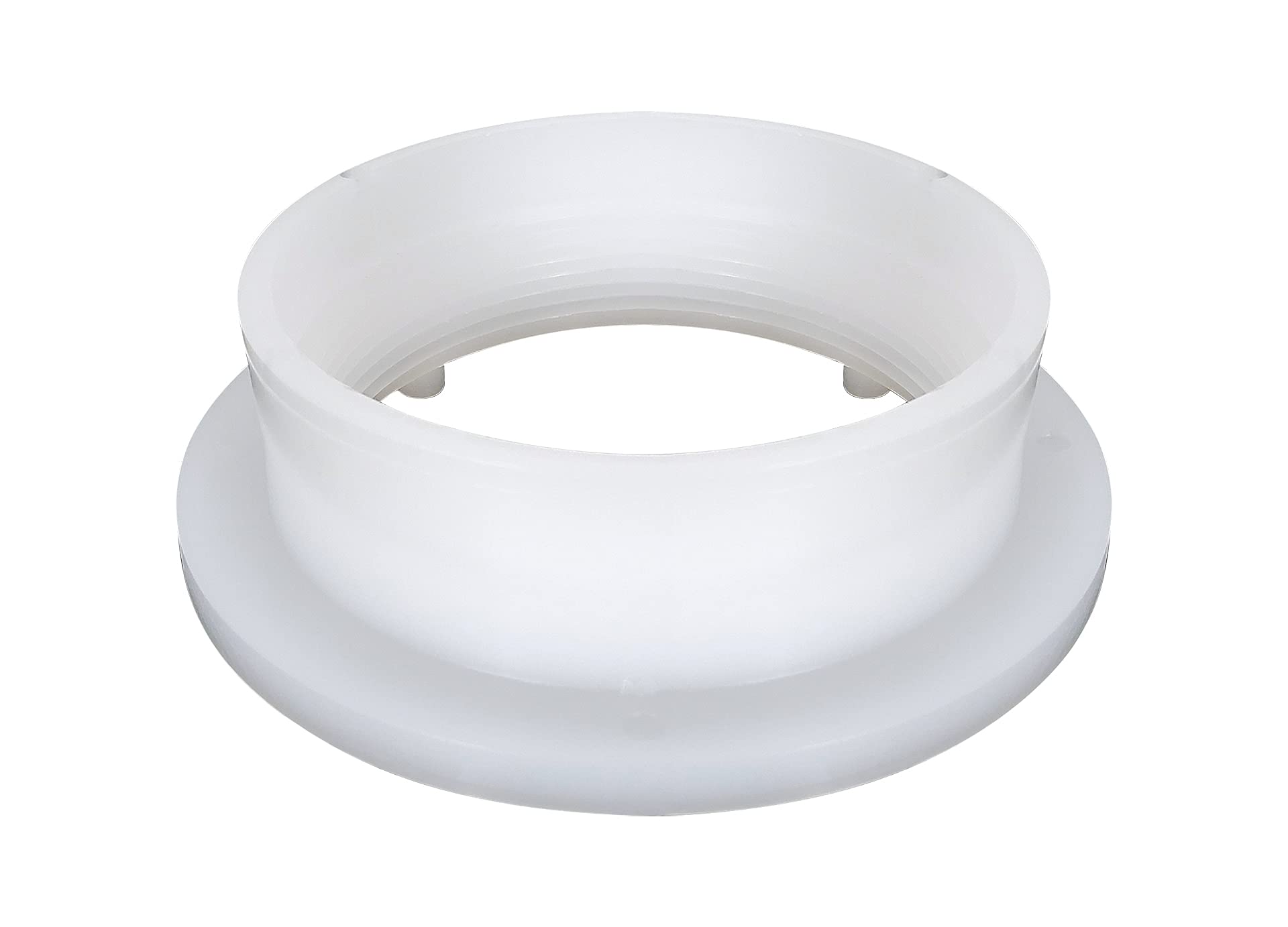 Flush ICON 14800 Spin Fitting, 4" FPT, White