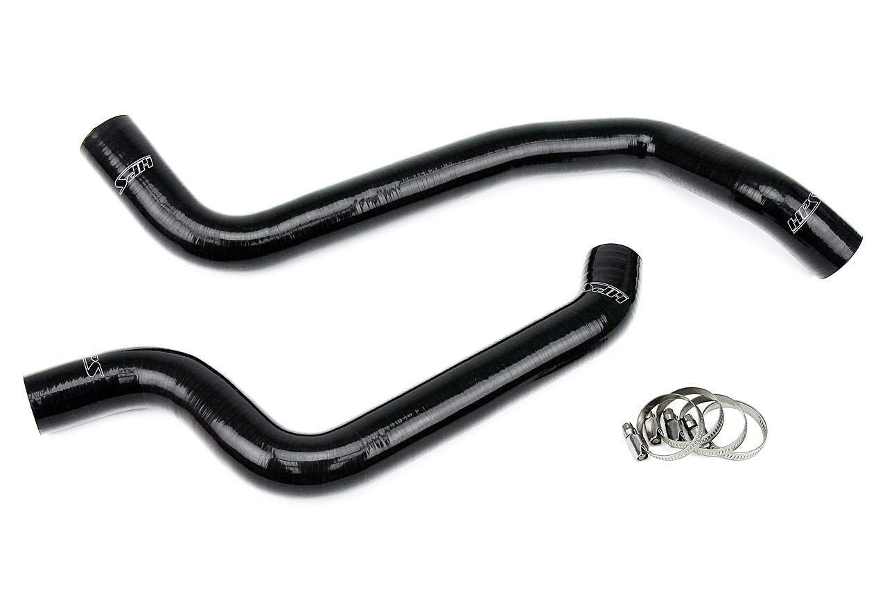 Black Silicone HPS 57-1079-BLK-2 Radiator Coolant Hose Kit