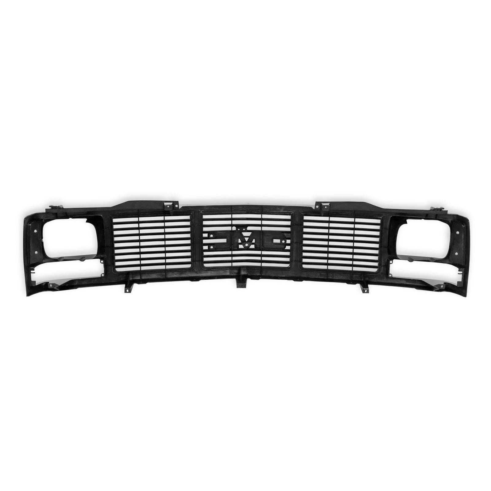 GMC Grille Holley 04-367, Single Headlight, Silver 88-93 GMT400