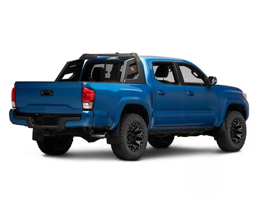 Armour Roll Bar Black Horse Off Road Matte Black Compatible with 2015-2022 Chevrolet Colorado|2015-2022 GMC Canyon|2015-2023 Toyota Tacoma-RB-AR3B