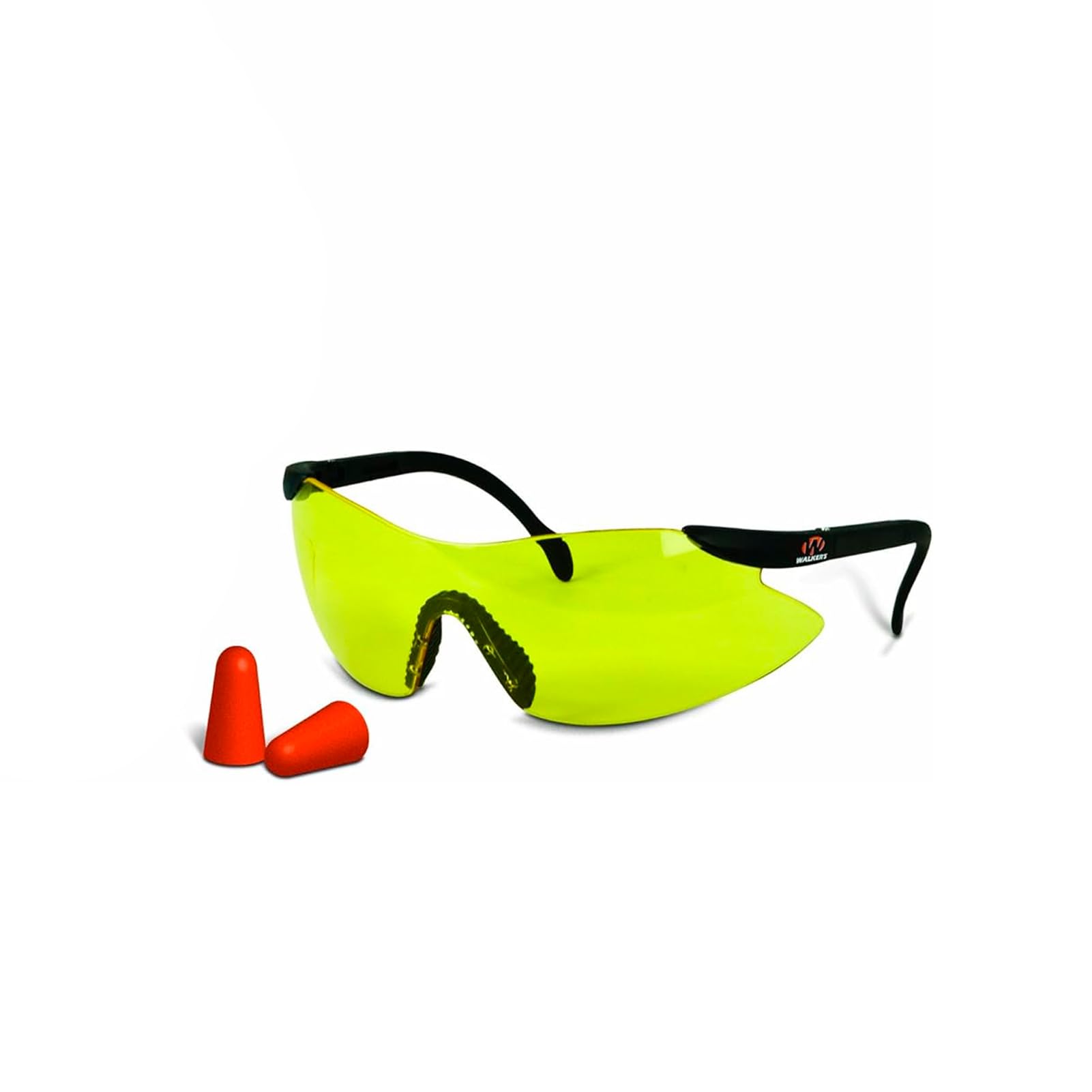 Walker's Folding EXT Range Passive Ear Muffs and Shooting Glasses Kit Black