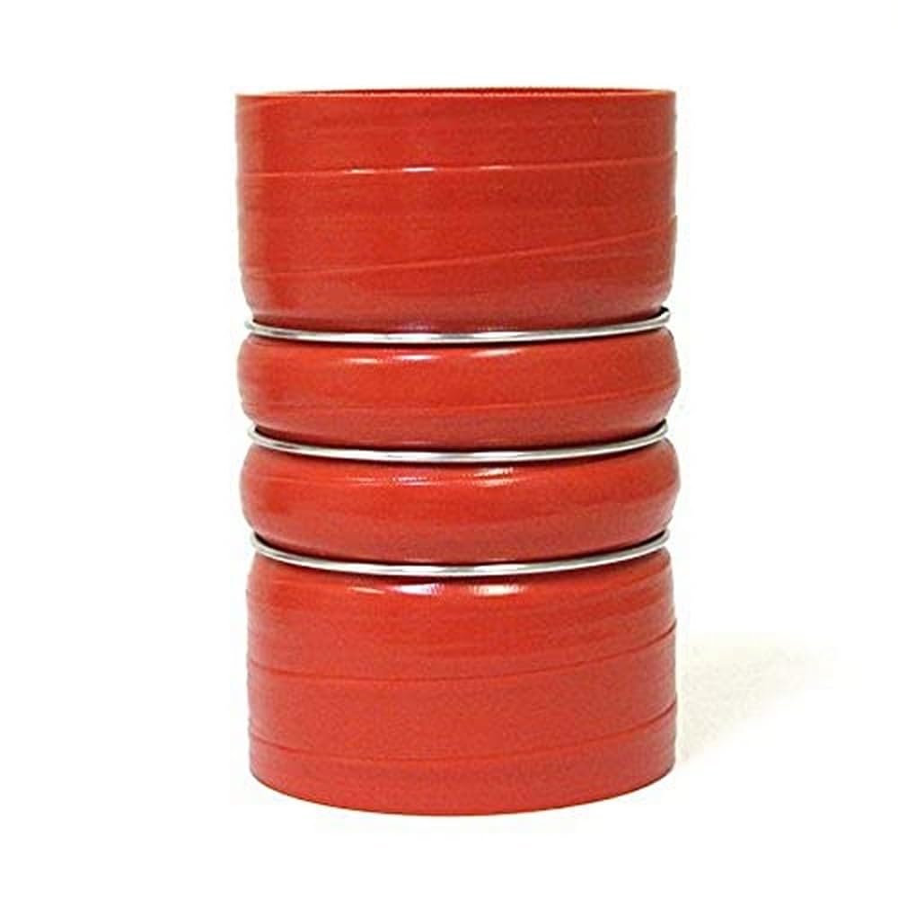 High Temperature HPS P8-CAC-600-HOT 8-Ply Aramid Reinforced Silicone CAC Charge Air Cooler Hump Hot Side Coupler Hose, 100 psi Maximum Pressure, 6" Length, 6" ID