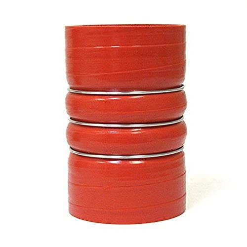 High Temperature HPS P8-CAC-600-HOT 8-Ply Aramid Reinforced Silicone CAC Charge Air Cooler Hump Hot Side Coupler Hose, 100 psi Maximum Pressure, 6" Length, 6" ID