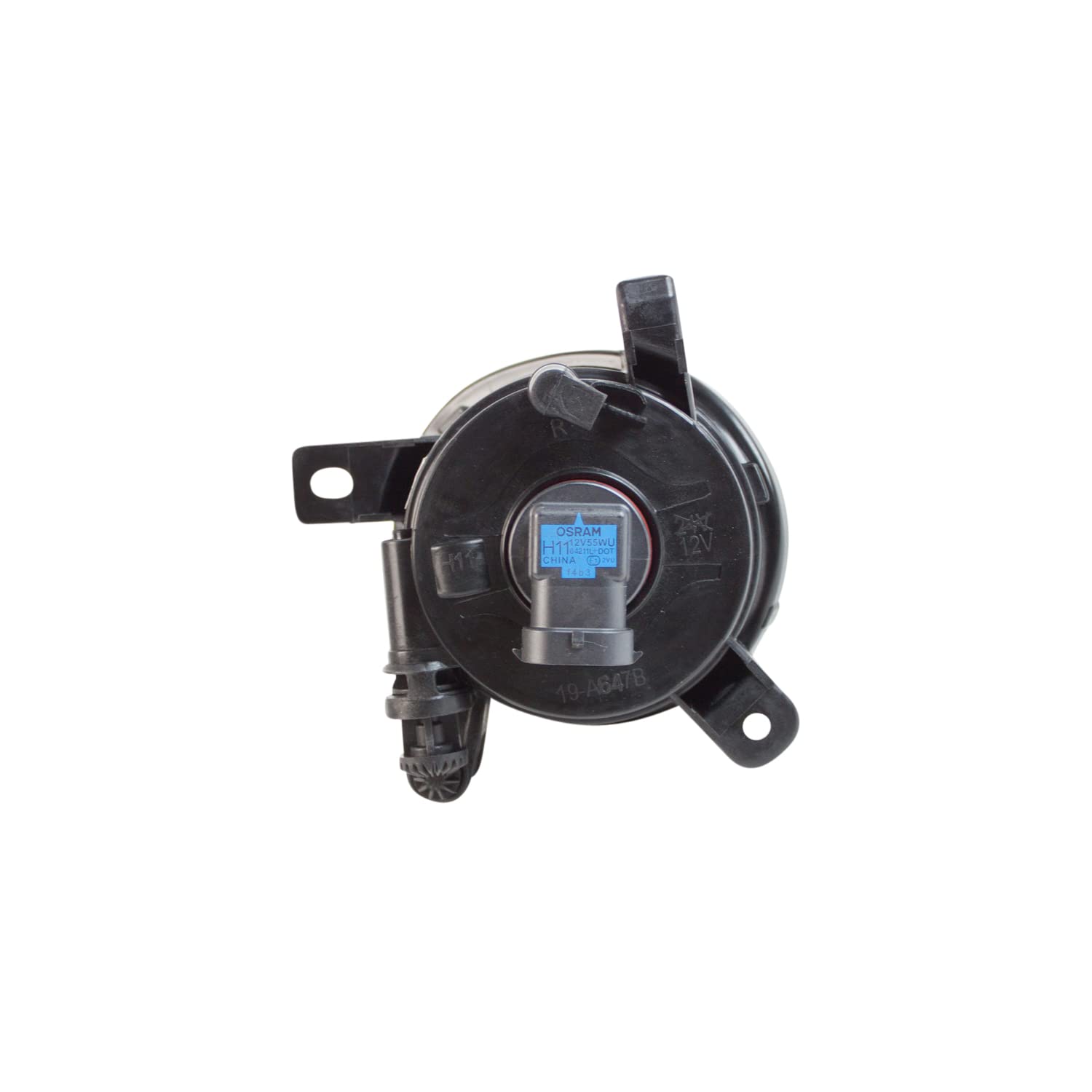 Right TYC Fog Light Assembly Compatible with 2009-2012 Audi A4