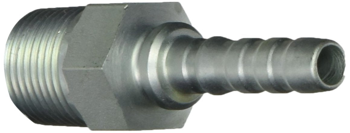 GlobalSpiral Series Gates 169-0100-0608 Couplings, Male Pipe NPTF, 30 Degree Cone Seat, 3/8" ID