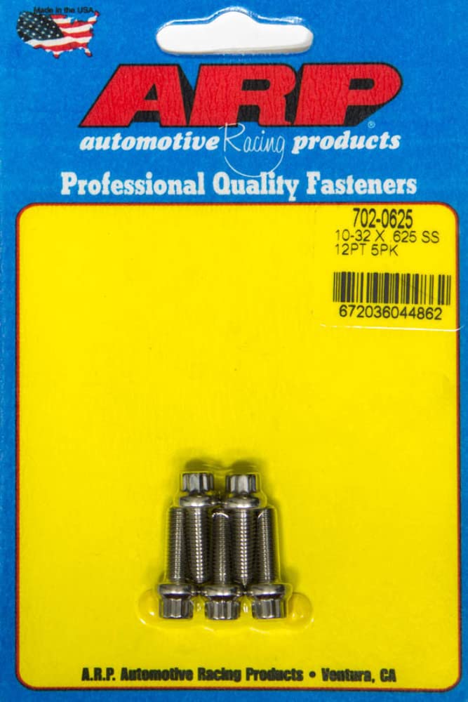 Bolt Kit ARP 702-0625 (S/S -12pt (5pk)10-32 x .625)