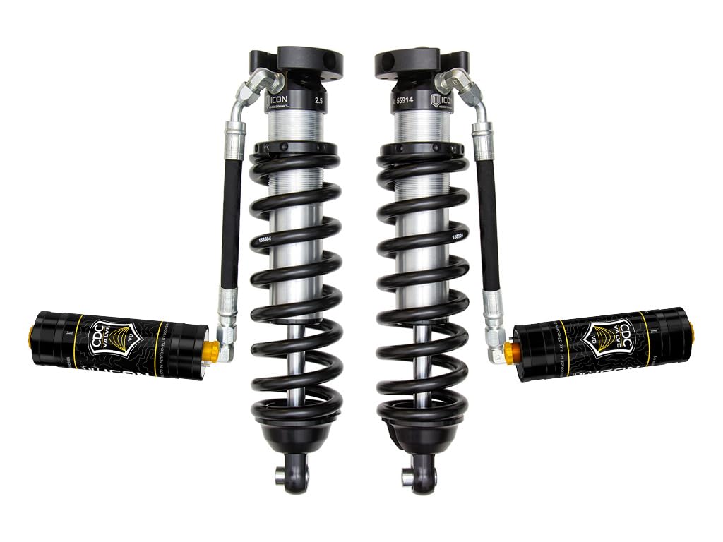2.5 VS Extended Travel ICON RR/CDCV Coilover Kit, 700lb, Compatible with 1996-04 Toyota Tacoma, 58715C-700