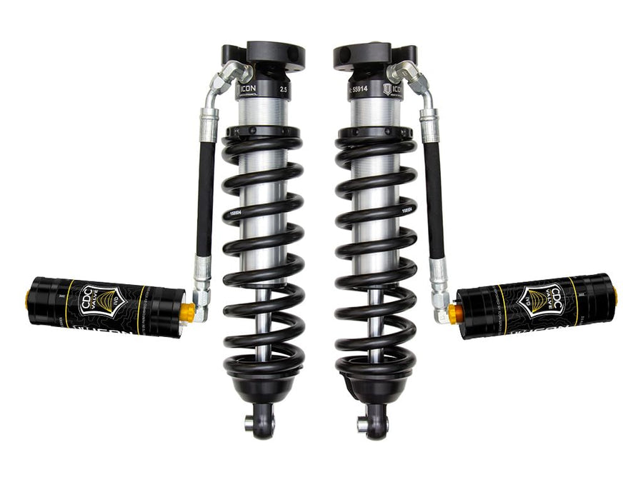 2.5 VS Extended Travel ICON RR/CDCV Coilover Kit, 700lb, Compatible with 1996-04 Toyota Tacoma, 58715C-700