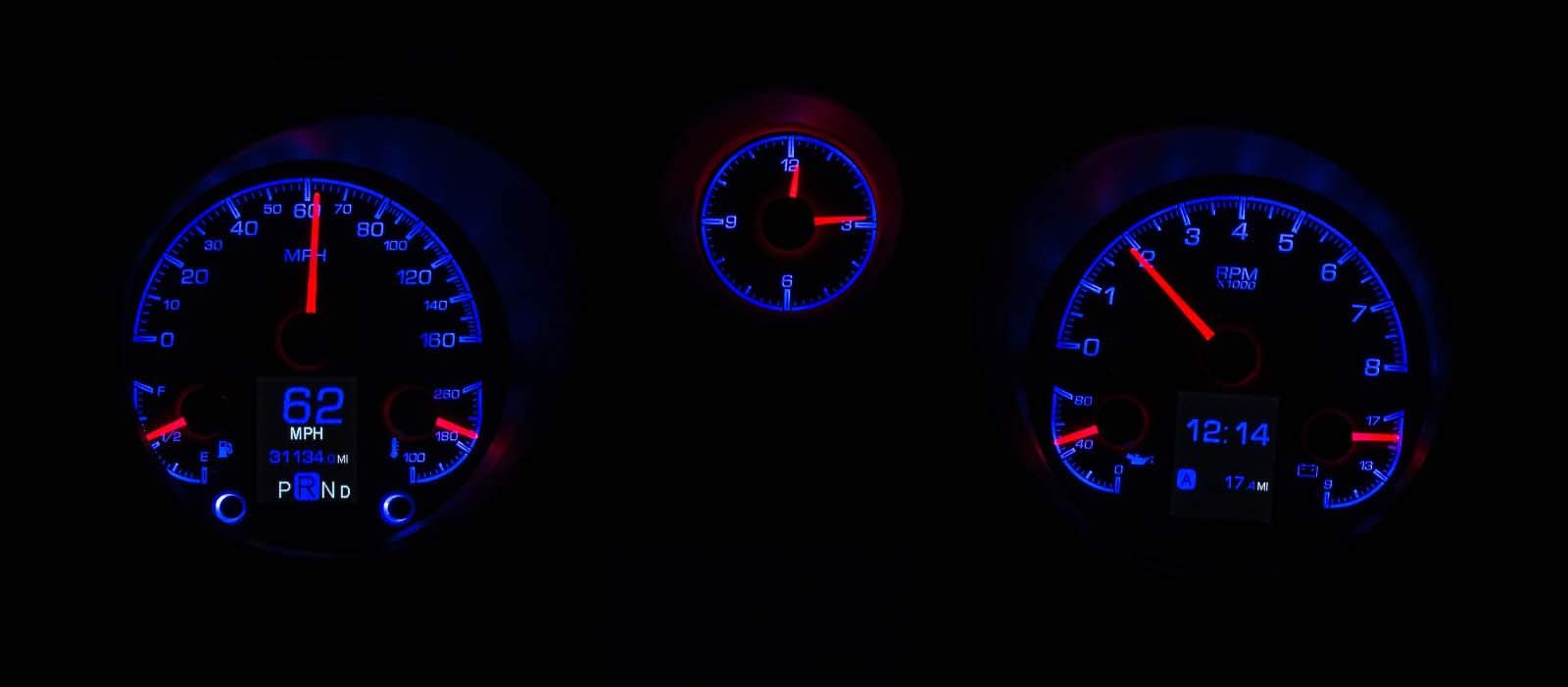 Dakota Digital 69 Customizable Chevelle El Camino Gauges Kit Black HDX-69C-CVL-K