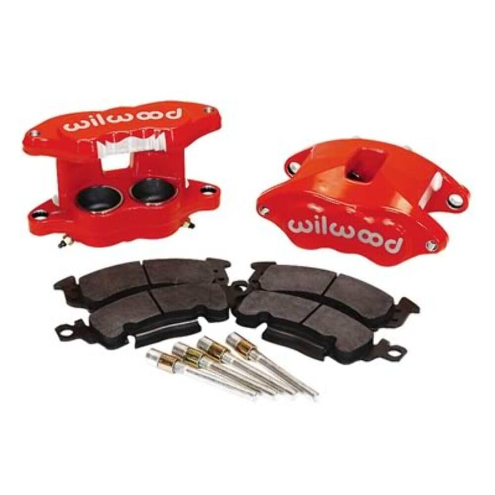 Caliper-D52-Red WILWOOD 120-10939-RD 1.25/1.25" Pistons, 1.04" Disc