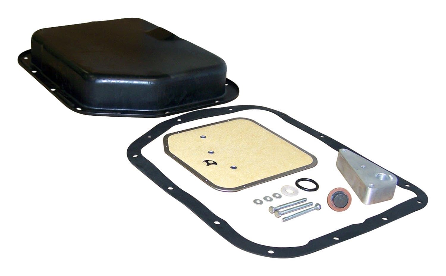 Off-Road Crown Automotive-24001 Deep Transmission Pan Kit - Black