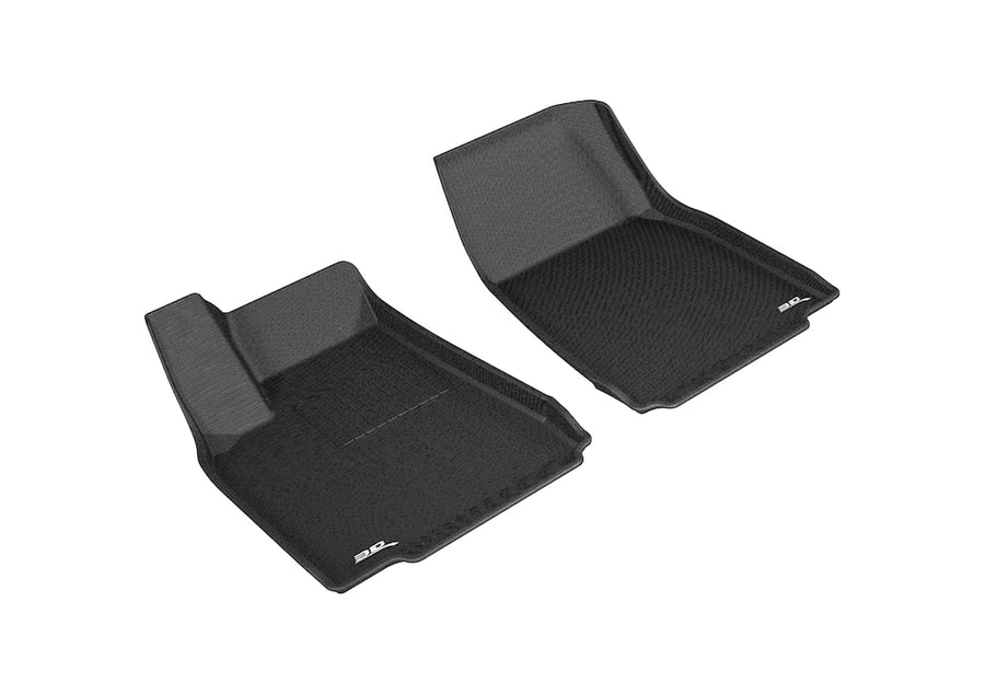 Kagu 3D MAXpider Custom Fit Floor Mat (Black) Compatible with Tesla Model X 2016-2021 – R1