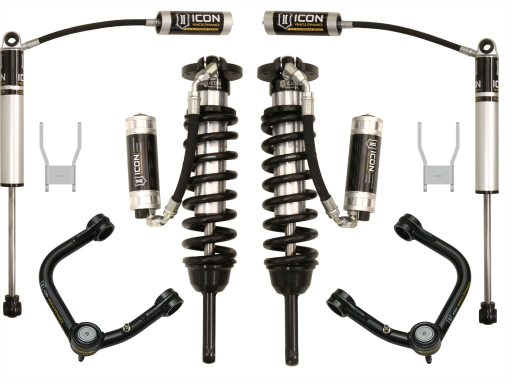 Stage 5 Suspension System, ICON 0-3" Lift, Tubular UCA, Compatible with 2005-11 Toyotaa Hilux, K53140T