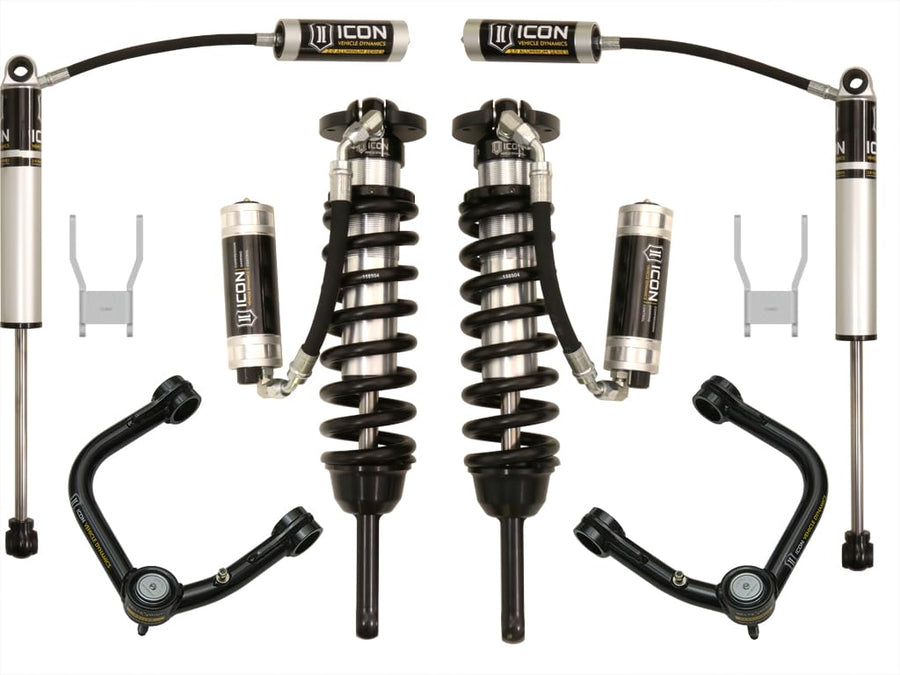 Stage 5 Suspension System, ICON 0-3" Lift, Tubular UCA, Compatible with 2005-11 Toyotaa Hilux, K53140T