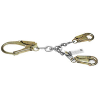 22" Werner C191204 Chain Rebar Positioning Lanyard (Chain, 2 Snap Hook, Rebar Hook), 1per Pack