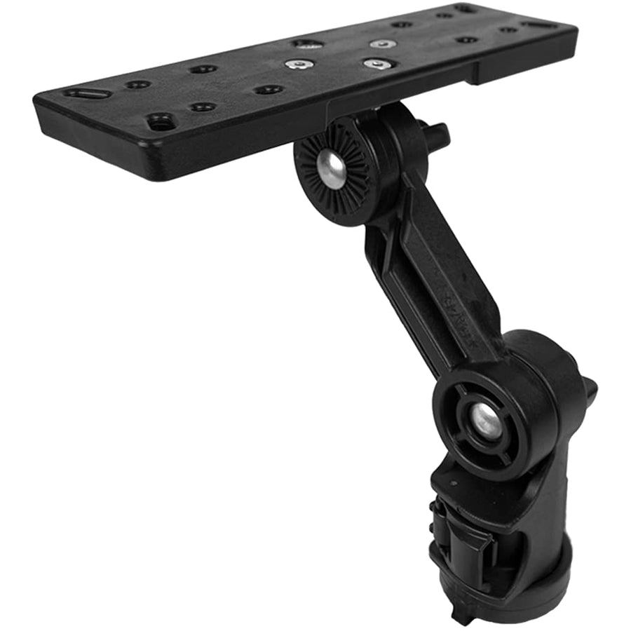 LockNLoad YakAttack Fish Finder Mount | Adjustable Kayak Track Mount System | Secure Sonar Holder for Garmin, Lowrance & Raymarine | Fits Most Kayak Rails | Accessories for Fishing Yak Attack
