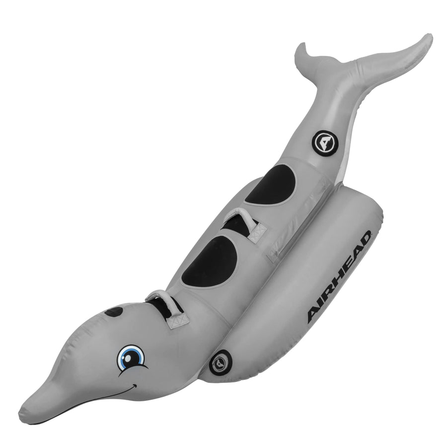 AIRHEAD Dolphin Towable Animal Tube, 1-2 Rider Towable Tube for Boating
