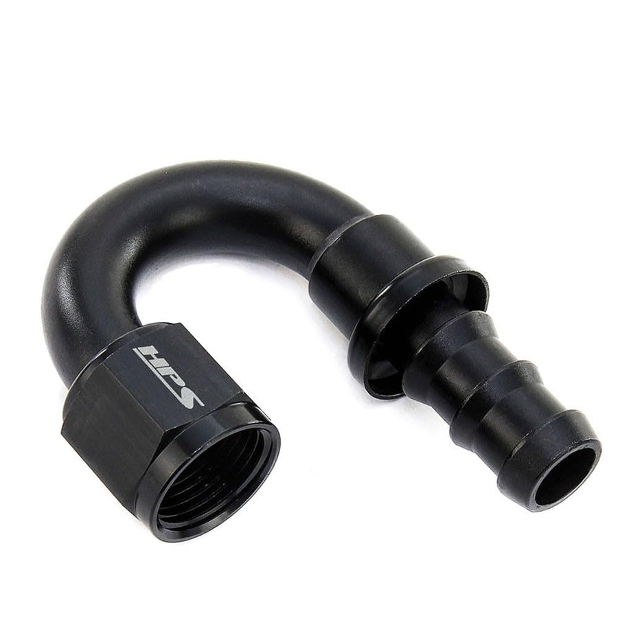 180 Degree HPS Performance -8 Push-On Aluminum AN Hose End, 150-1808