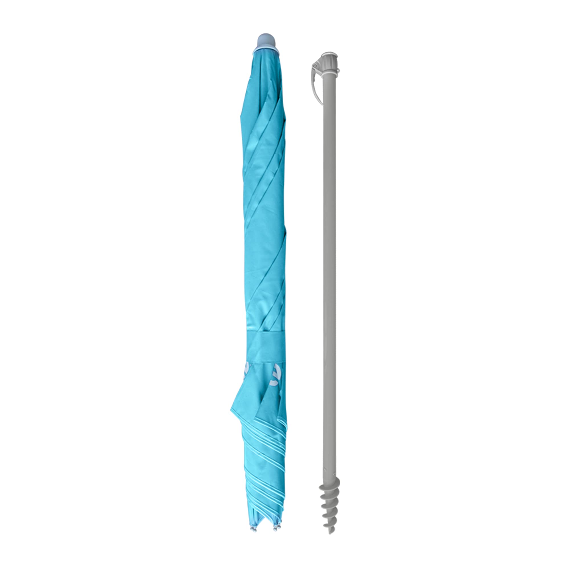 Hurley Shade Umbrella UMB7HRSTRQ, 7 ft, Turquoise