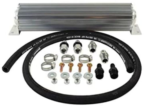 CK100-8 Performance Steering Components Single 16 Inch Pass Heat Sink Super Flow Fluid Cooler