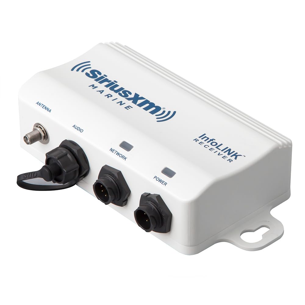 SR200 Raymarine E70499 SiriusXM InfoLINK Receiver, White, Small