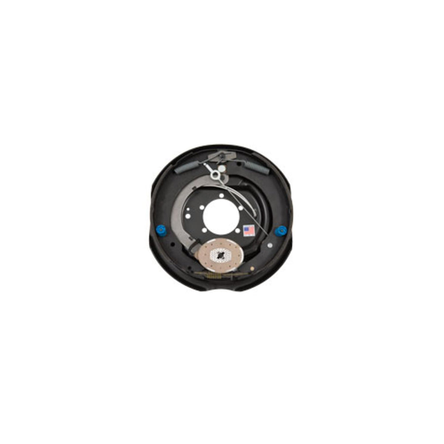 Dexter Axle Trailer Brake Assembly K23-458-00; Dexter 12 Inch Diameter x 2 Inch Width; Nev-R-Adjust CSA; Electric Brake System; Drum Brake; 5200lb Axle; Left; Boxed