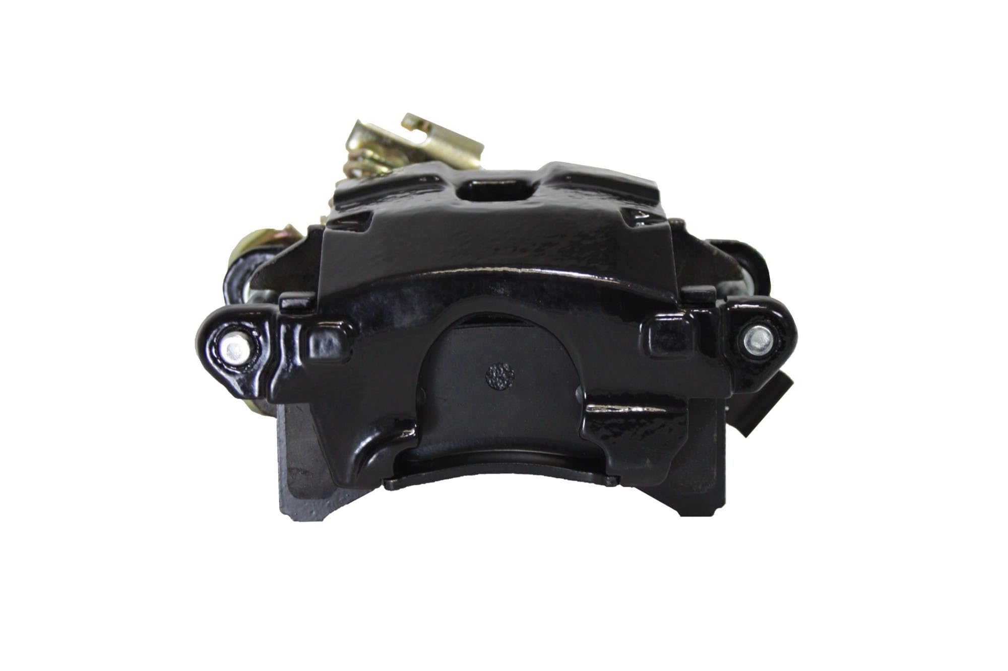LEED BRAKES Disc Brake Caliper Rear With Parking Brake Black Powder Coated Lh