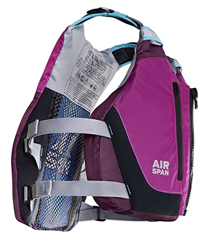 Onyx Breeze Air Span Life Jacket, Purple, XS/SM