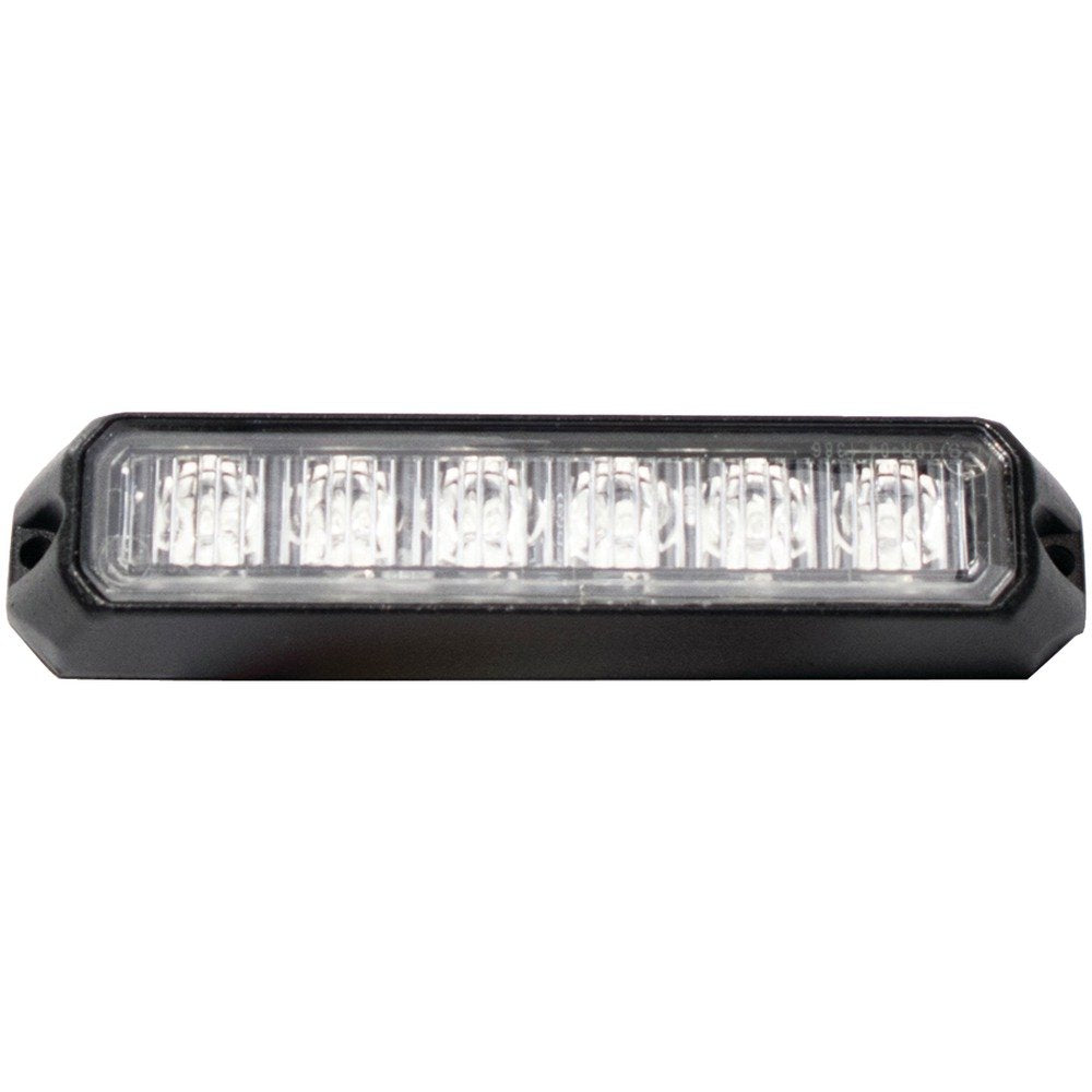 Race Sport RS-C3069SM6-A 6-LED Amber IP68 Surface Mount Strobe