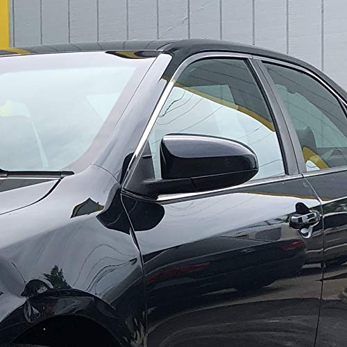 3-Pin Spec-D Tuning Glossy Black ABS Power Left Driver Side Mirror Compatible with Toyota Camry 2012-2014