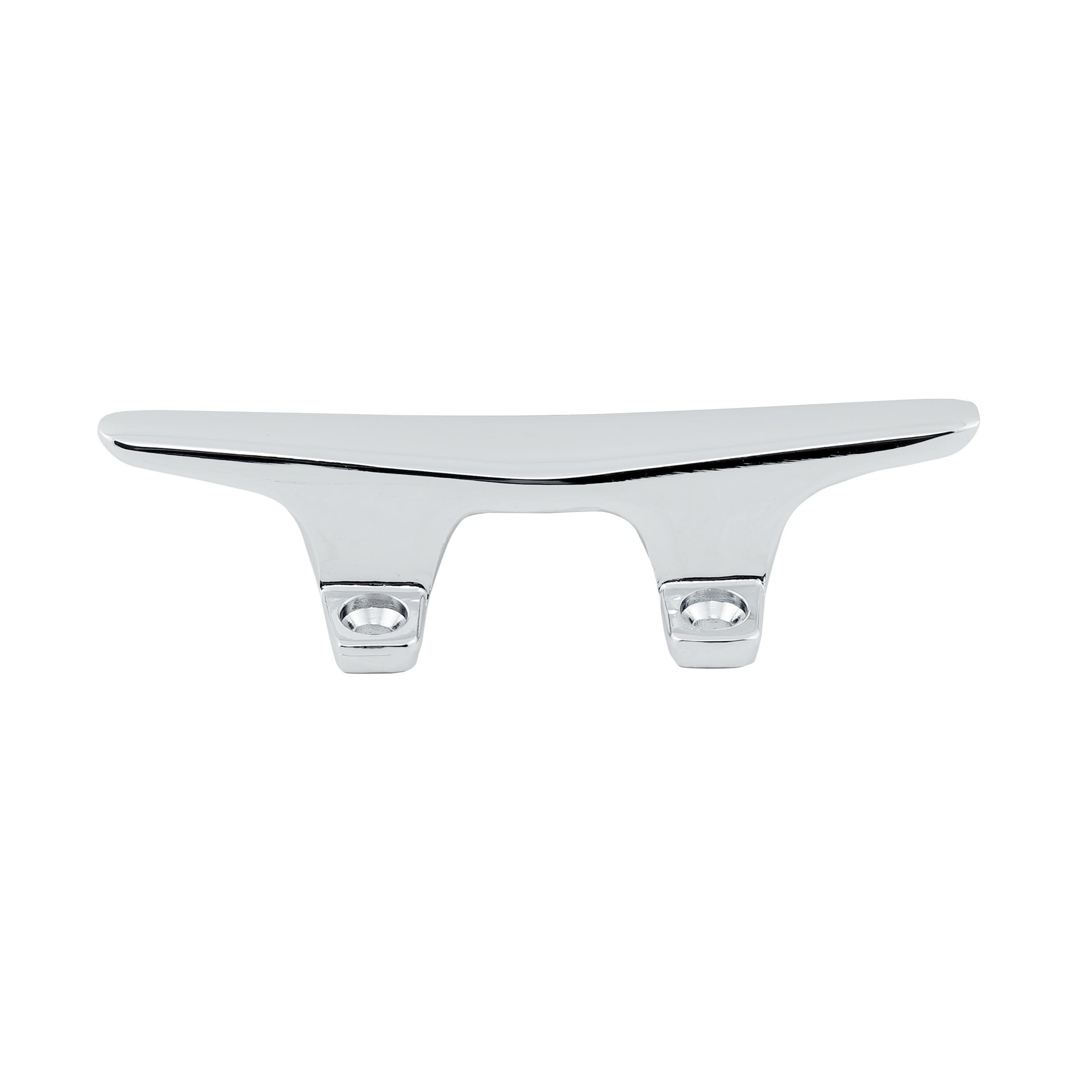 Whitecap S-1444C Chrome Plated WHITECAP IND Zamac Hollow Base Cleat - 4-1/2" Length
