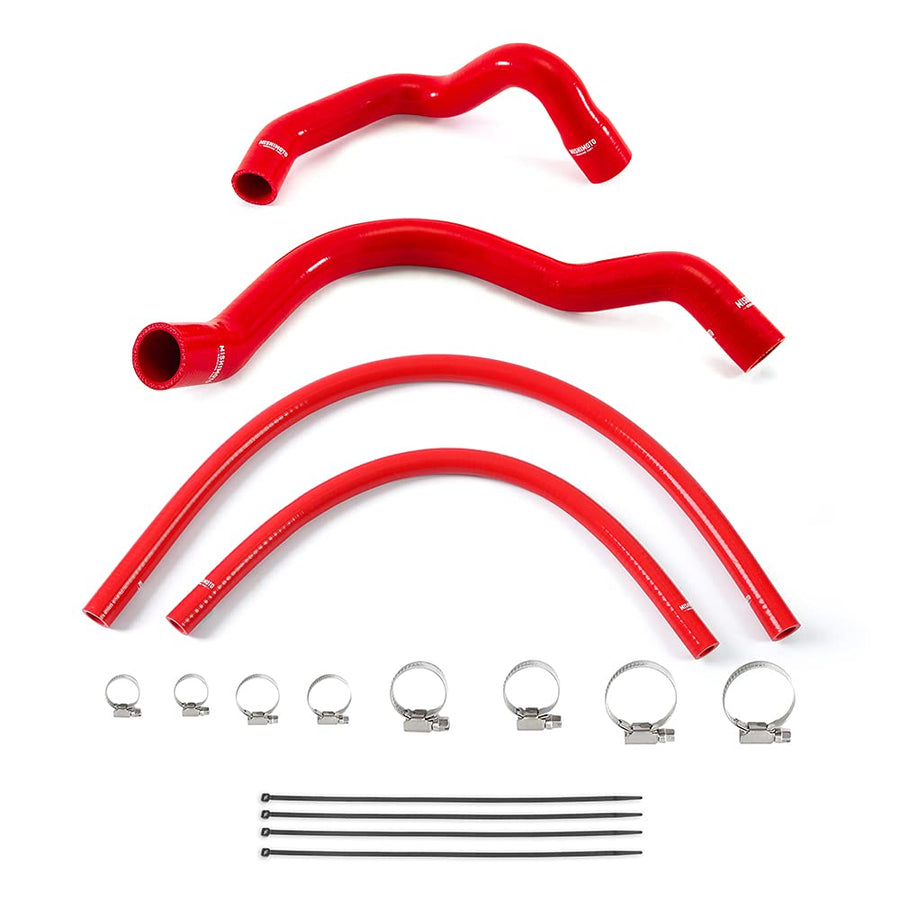 Mishimoto Silicone Radiator & Heater Hose Kit MMHOSE-XJ6-92K, Compatible With Jeep Cherokee XJ 4.0L, Red