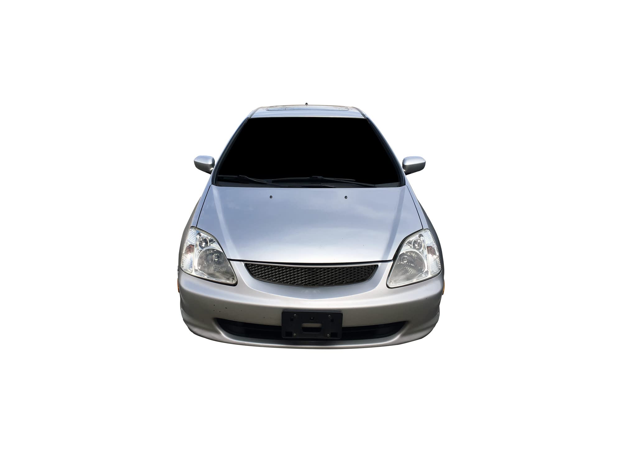 7163447 Armordillo USA Mesh Grille Fits 2002-2005 Honda Civic SI Hatchback-Matte Black