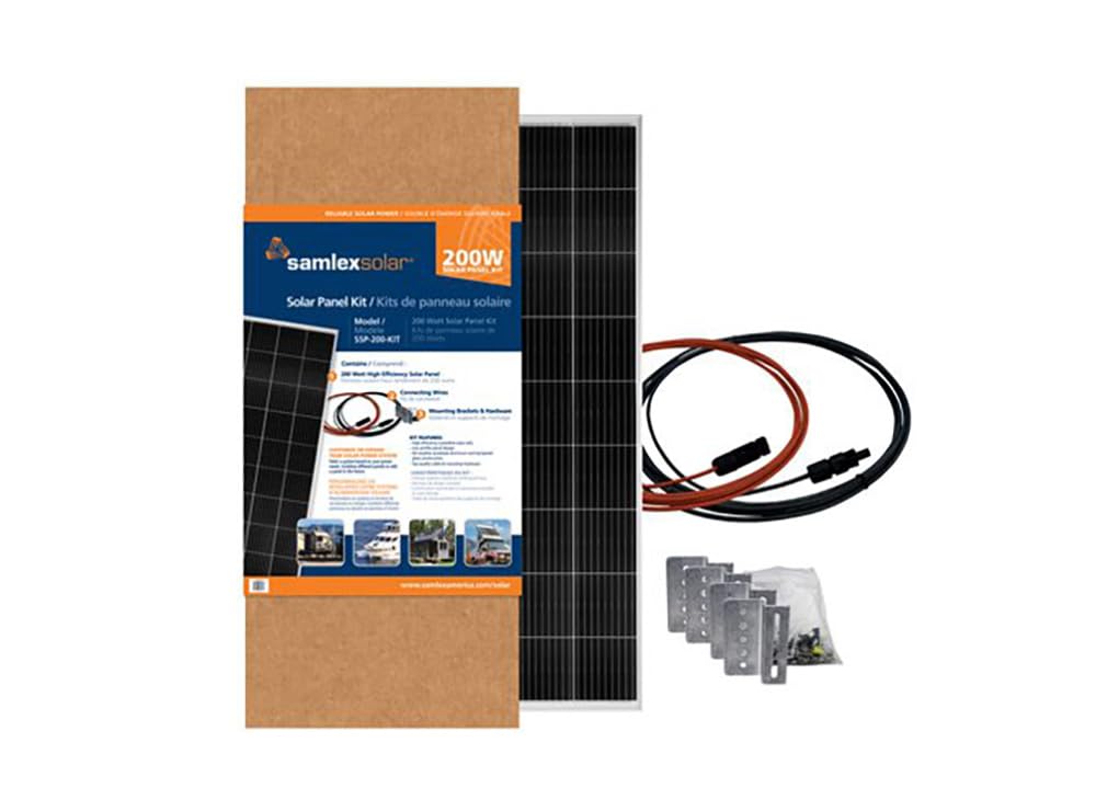 200 Watt Samlex SSP-200-KIT Solar Panel Kit